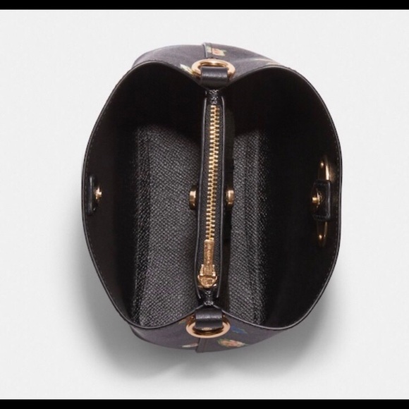 Authentic Coach Bucket Bag & Wristlet Mini Roses - Picture 4 of 7